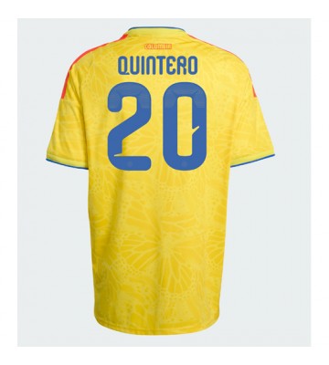 Colombia Juan Fernando Quintero #20 Hemmatröja VM 2026 Kortärmad